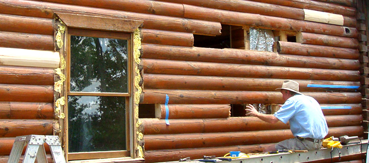 Log Home Repair Hurdle Mills,  North Carolina